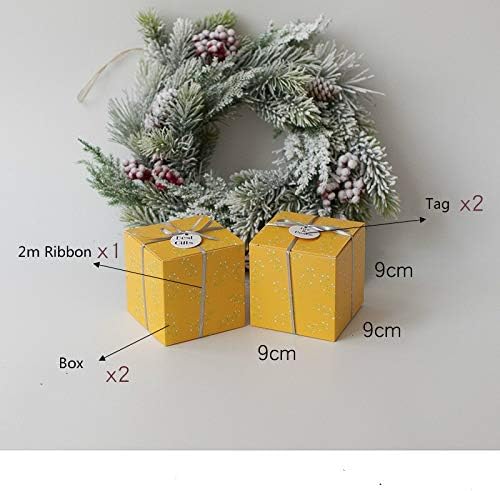 Kehuitong 正規品送料無料 激安超特価 4つのリボンでパーティーギフトボックスとタグの好意ボックス平和と喜びホリデーボックスクリスマスプレゼント ギフトボックスパーティー用品のセット 色 100 品質保証 ゲーム 色 B086jtfc Plum 車 バイク 新作製品 世界