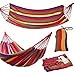 PU LifeStyle Outdoor 2-Person Baja Style Canvas Hammock for Leisure, Multicolorthumb 3