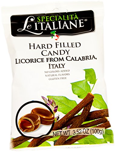 Serra Le Italiane, Italian Natural Hard Candy Filled With Licorice from Calabria Italy, 3.5 oz (Pack - //medicalbooks.filipinodoctors.org