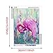 DIY 5D Diamond Painting by Number Kits, Crystal Rhinestone Diamond Embroidery Paintings Pictures Arts Craft for Home Wall Decor, Full Drill, Colorful Flamingo (J5301-11.8X15.7in)