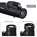 Siensync 12X50 High Powered Monocular Waterproof Fogproof Monocular for Adult Bird Watching, Outdoor Wildlife Camping and Traveling with Tripod Smartphone Holder
