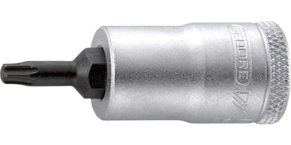 Gedore ITX30T25 3/8 T25 x 49 mm Screwdriver Bit Socket - Silver