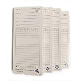 Genuine AT-4500 Time Cards, 4-Packs of 50ea