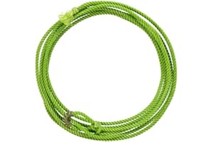 WEAVER LEATHER Weaver Equine Waxed Nylon Kids Lasso Rope, Lightweight Cowboy Rope Lasso for Practice, Colorful Loop Roping Ropes for Kids 5/16" x 20'