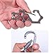 5 pcs High Carbon Steel Survival Para-biner Carabiner Multitool Winch for Camping Hiking survival Travel backpacking Outdoor Sports