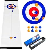 Lotvic Tabletop Curling Game Compact Family Quick Set-Up Travel view 1