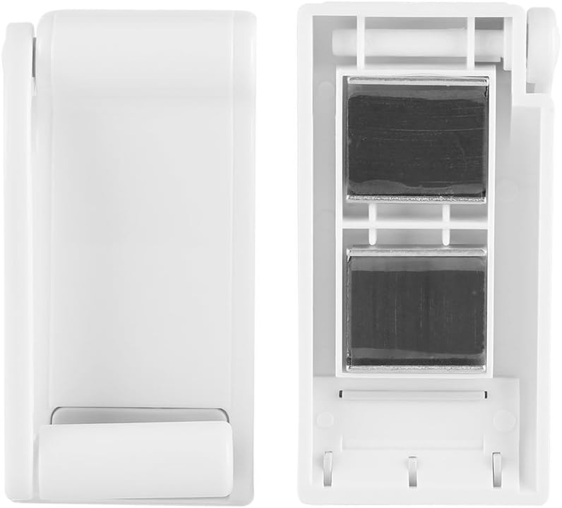 OKBY Paper Roll Rack, Wall Mounted Toilet Roll Holder, Plastic & Magnet Material, Adjustable Width, 2 Pack - Image 5