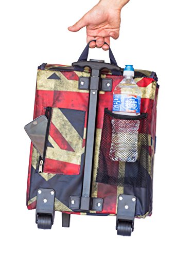 image for dbest products Smart Cart, Britain Collapsible Rolling Utility Cart Ba