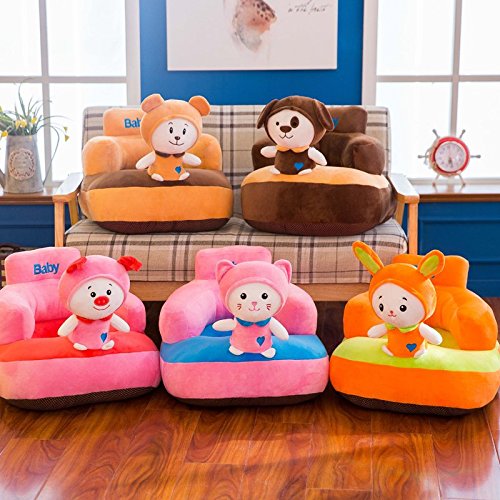 VT BigHome Baby Seat Sofa Cartoon Bear Baby Chair 1-6T Kid Bean Bag Removable Baby Plush Chair Cute Cat Baby Support Seat Bebe Eating Chair - Thumbnail 5