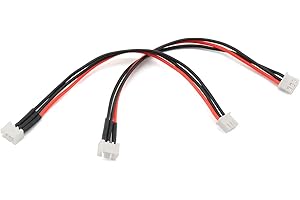 RuiLing 2pcs 15cm JST-XH 2S LiPo Balance Power Cable Connector 22AWG Extended Charging Wire Male Female Plug for RC Drone FPV Quadcopter Rechargeable Lipo Battery Charger DIY