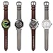 OXWALLEN Quick Release Leather Soft Strap, 22mm Watch Band fit Samsung Galaxy Watch 46mm, Gear S3 Classic/Frontier, Fossil Men's Gen 5/4/ 3, Some Devices of Pebble,LG,ASUS, Vivoactive 4 -Coffee