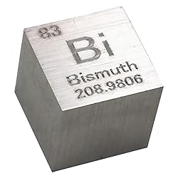 Bismuth Cube - 10mm Pure Metal Element Cubes