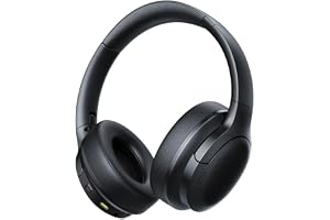 Fones de Ouvido Baseus Bass BH1 Lite com ENC, SuperBass 2.0, Áudio Hi-Res LDAC, 80h de Tempo de Reprodução, Design Dobrável e Confortável, Bluetooth 6.0 Preto
