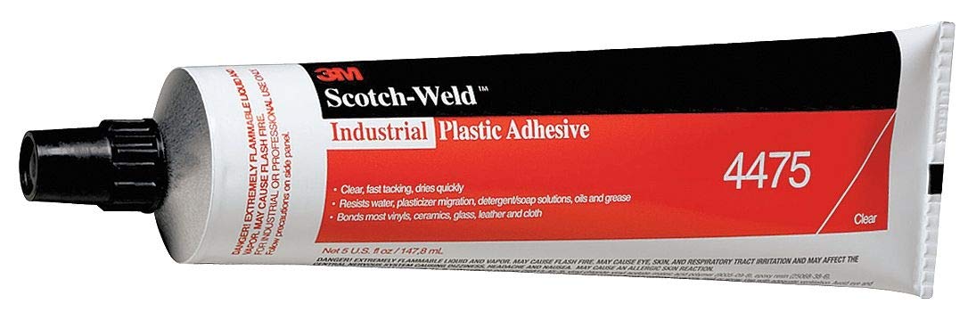 Best 3M 4475 Industrial Plastic Adhesive Clear 5 Oz Tube