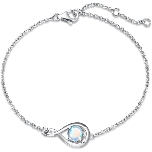 Pulsera De Plata De Ley Con Infinito: Delicada Joyería Con Dijes