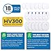 VEVA 6 Foam + 6 Felt Filters Kit Replacement for Shark Rocket Ultra-Light Vacuum HV292, HV300, HV300W, HV301, HV302, HV303, HV305, HV308, HV310, UV450 Part XFFV300