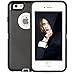 iPhone 6S Plus Case, Fogeek PC TPU Combo Protective Case Heavy Duty Protective for iPhone 6 Plus & iPhone 6S Plus w/ 360 Degree Rotary Belt Clip & Kickstand(Black/White)
