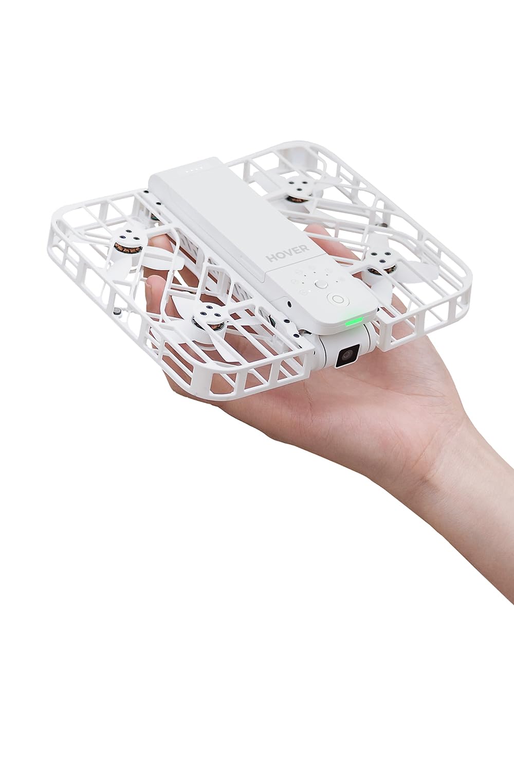 Photo 1 of HOVERAir X1 Self-Flying Camera, Pocket-Sized Drone HDR Video Capture, Palm Takeoff, Intelligent Flight Paths, Follow-Me Mode, Foldable Action Camera with Hands-Free Control White (Standard)