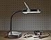 SE - 3.5X Magnification Table Lamp with Fluorescent Light - Flexible Gooseneck, Heavy Base, Cool White Lighting - Ideal for Craftsmen, Jewelers, Hobbyists - 12