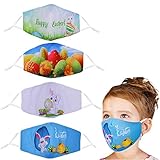 YUESUO Kids Face Cloth Mask Reusable, Washable and