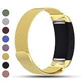 Samsung Gear Fit2/Gear Fit 2 PRO Smart Watch Replacement Band,Feskio Magnet Lock Stainless Steel Milanese Loop Metal Replacement Watchband Bracelet Wrist Strap for Gear Fit2 SM-R360 and Gear Fit 2 PRO