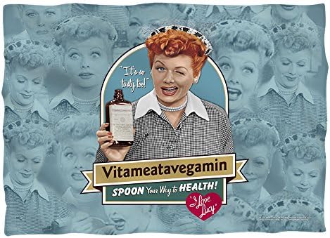I Love Lucy Vitameatavegamin Sublimation Pillow Case