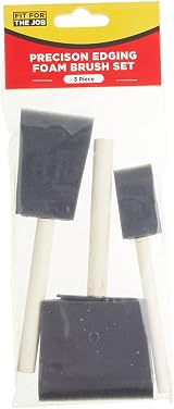 Fit For The Job 3 Piece Foam Paint Brush Set 1in 2in 3in view 3