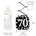 Big Dot of Happiness Adult 70th Birthday - Gold - Birthday Party Hanging Decorations - 6 Count