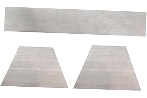 NITAGO 6 Pieces Car Body Filler Spreader Set Auto Body Filler Tools Reusable Metal Putty Spreader Steel Plates for Even Appli