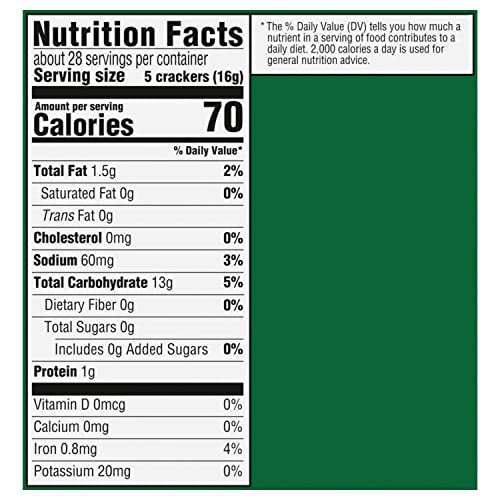 Premium Unsalted Tops Saltine Crackers, 12 16 Ounce Boxes (Pack of 12