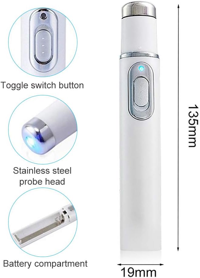 Blue Light Therapy Pen For Varicose Veins,Acne Removal Pen,Acne Scar