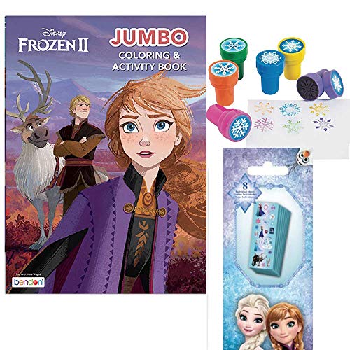 Disney Frozen Coloring Book Activity Set with Stickers and Snowflake