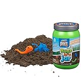 Bugs in a Jar - Unique Play Dirt For Burying and Digging Fun. Includes Dirt, Plastic Bugs, and Travel Jar