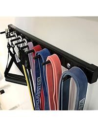 Nueva anazao Fitness Gear 22 rack de almacenamiento para bandas de resistencia y resistencia banda ejercicio accesorios (Bares, asas, lat Bar y otras artes se vende por separado en   Prime)