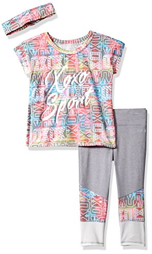 Xoxo toddler girls  3 piece performance top and legging…