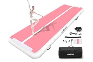 Tumble Track Mats for Gymnastics, Kids Air Gymnastics Mats for Tumbling Thick Inflatable Gymnastics Tumbling Track Mat 6.6/10