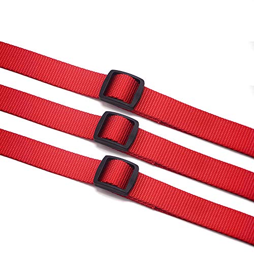 Wellbro 3 in 1 Durable Nylon Dog Leash with Padded Handle, Three- Way Pet Leash with a Coupler, Adjustable and Detachable, Lead for Small, Medium Dogs (Red) - Thumbnail 2