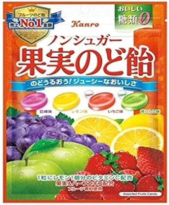 Amazon カンロ ノンシュガー果実のど飴 90g 6袋 カンロ あめ キャンディ 通販