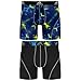 adidas Men's Sport Performance Climalite Boxer Briefs Underwear (2-Pack), Solar Green/Grey/Black, Large/Waist Size 36-38