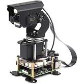 360&deg; Omnidirectional High-Torque 2-Axis Expandable Pan-Tilt Camera Module for Raspberry Pi 5 4B, Based On General Driver Board for Robots, Driven By Serial Bus Servos @XYGStudy