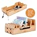 Charging Station, Levin Eco-Friendly Bamboo Charging Station Rack & Docking Organizer for Multiple Devices Such As Smartphones & Tablets