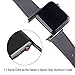COVERY Compatible with Apple Watch Band 44mm 42mm, Genuine Leather Replacement Strap Compatible with Apple Watch Series 4 (44mm) Series 3, Series 2, Series 1 (42mm), Sport & Edition (Space Gray)