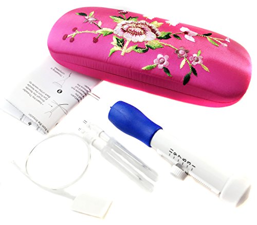 Magic Embroidery Pen Punch Needle Set Embroidery Stitching Kit Knitting Sewing Craft Crochet Felting Tool for Embroidery Threaders with a Needle Pen holder mit Embroidery Pen holder