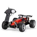 SZJJX RC Cars,Water Resistant Radio Controlled Racing Drifting Vehicle 2.4Ghz Remote Control Truck 1/24 2WD High Speed Rock Crawler RTR Electric Off-Road Buggy SJ003 Red