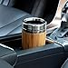 BAONUS Original Bamboo Stainless Steel Bottle Coffee Mug Insulated Bamboo Travel Tumbler Eco-friendly Tea Cup flask 16oz