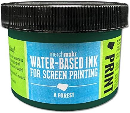 A Forest Green 3308 Merchmakr Water-Based Ink for Screen Printing