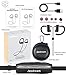 Running Headphones, Noise Cancelling Wireless Sport Earphones with a Running Belt, IPX7 Waterproof, Superb Sound Quality with Deep Bass by Jpodream [New Upgrade]