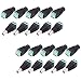 WildHD 10 Pairs 12V Male+Female 2.1x5.5MM DC Power Connector and Barrel Jack Adapter for CCTV Security Camera (DC Power Connector)