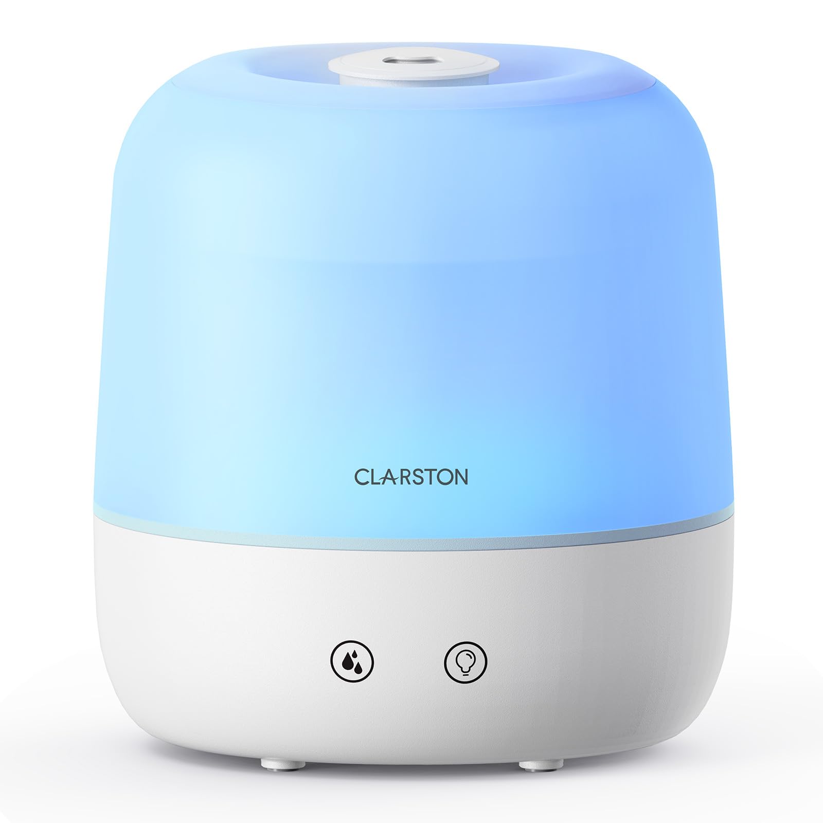 Photo 1 of Clarston 2L Cool Mist Humidifier for Bedroom with 360° Adjustable Nozzle, High and Low Mist Levels, Ultra-Low Noise, Light-Off, No BPA, Auto Shut Off, Ideal Baby Humidifier with Easy Top Filling