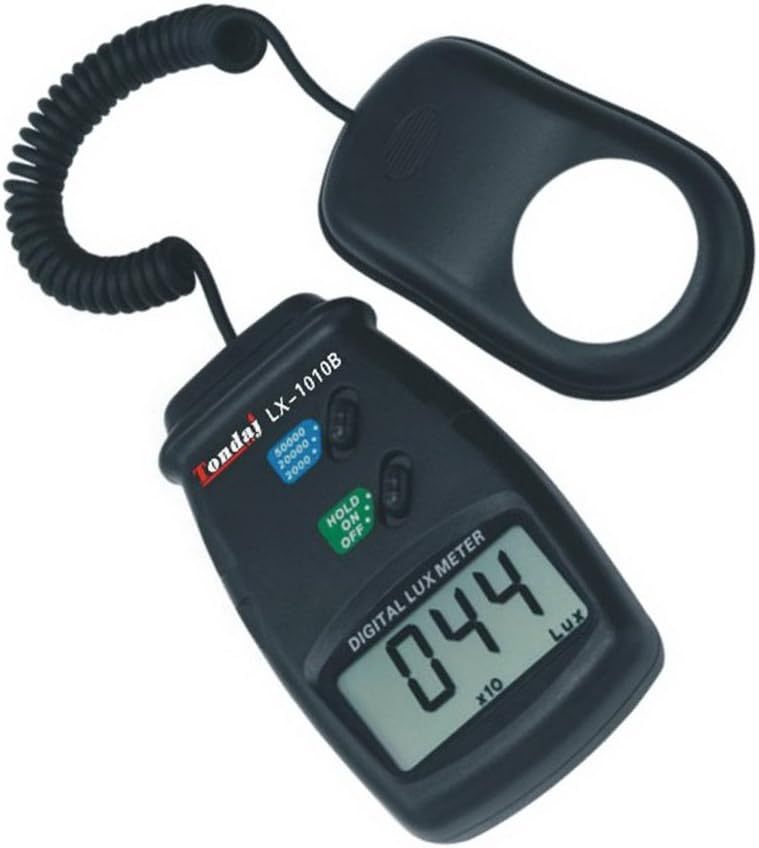 Tondaj 50,000 LUX Digital Light Meter LCD Luxmeter Lumens Gauge Tester